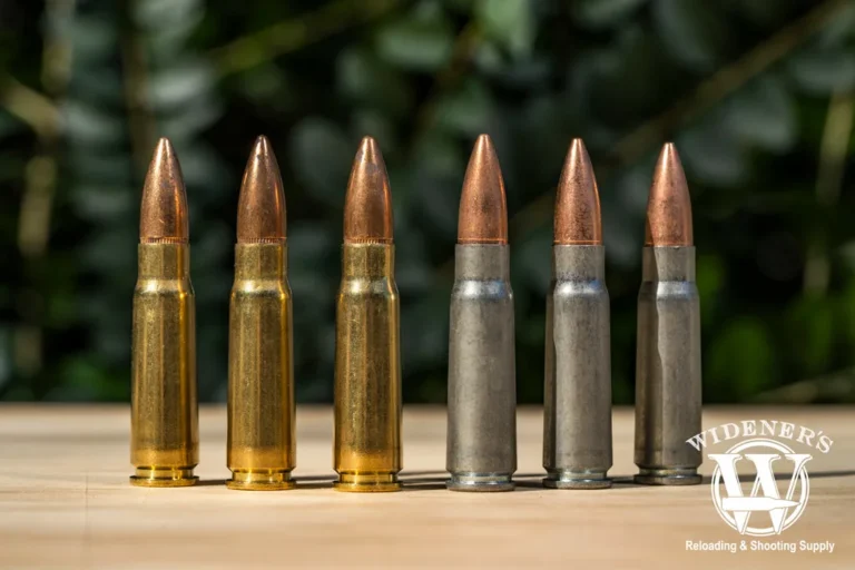 What is the difference between brass and steel case ammo?