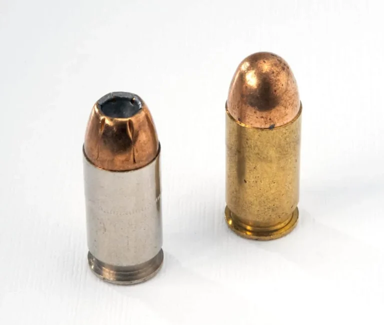 What is the difference between FMJ and hollow point ammo?